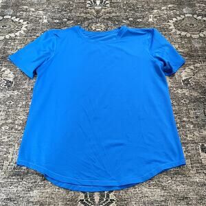 Lululemon Short Sleeve Tech Lightweight Workout Tee Poolside Blue Women's Size 6